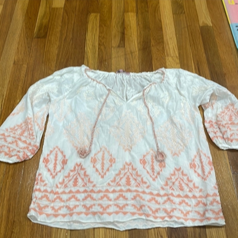 Calypso St Barth peasant top